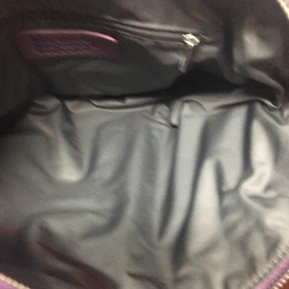 George Gina and Lucy Purple Leather Handbag - Picture 5 of 5